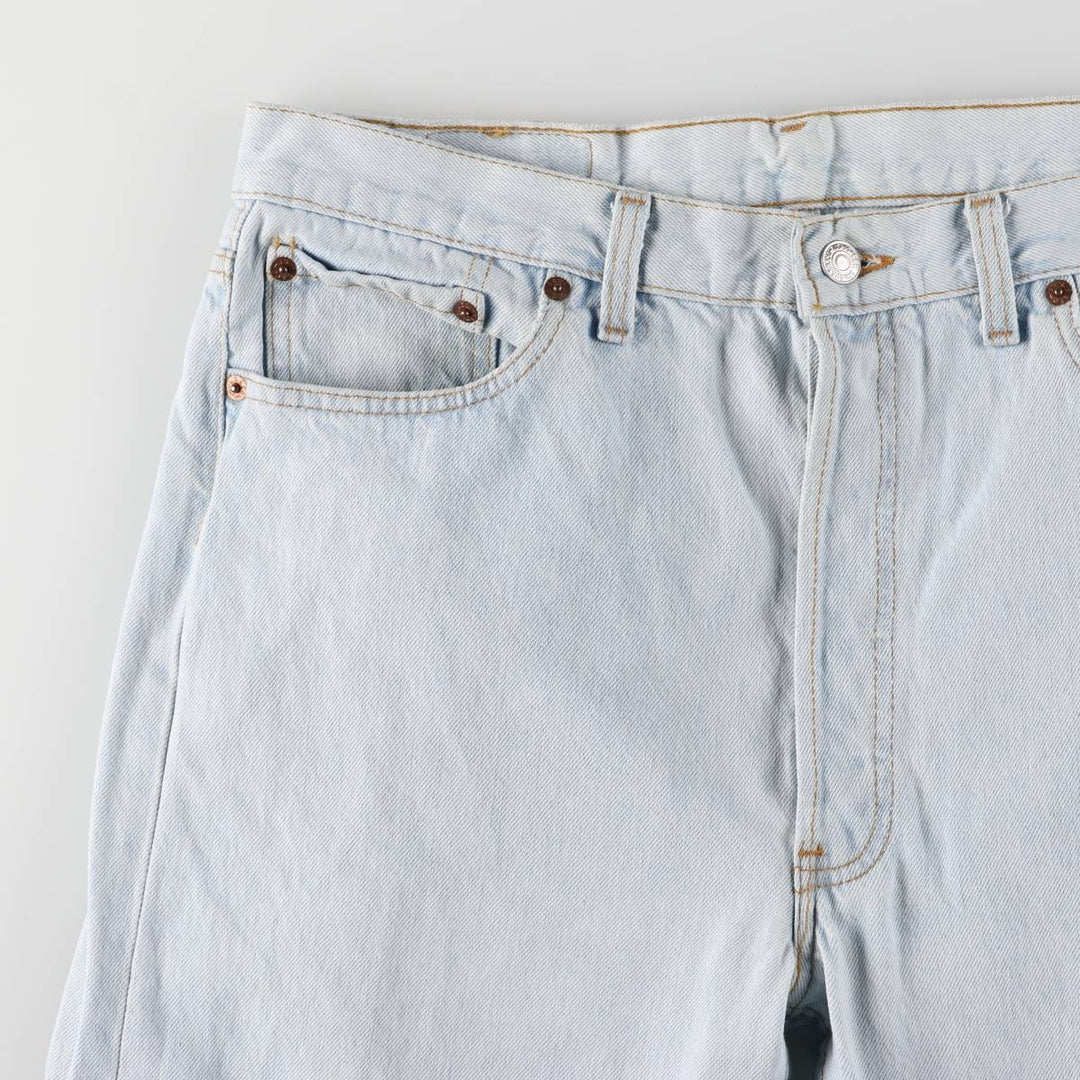 90'S Levi's 00501-0134 Straight denim pants made in USA, men's w35 equivalent, vintage cotton blue type Vintage Second Hand