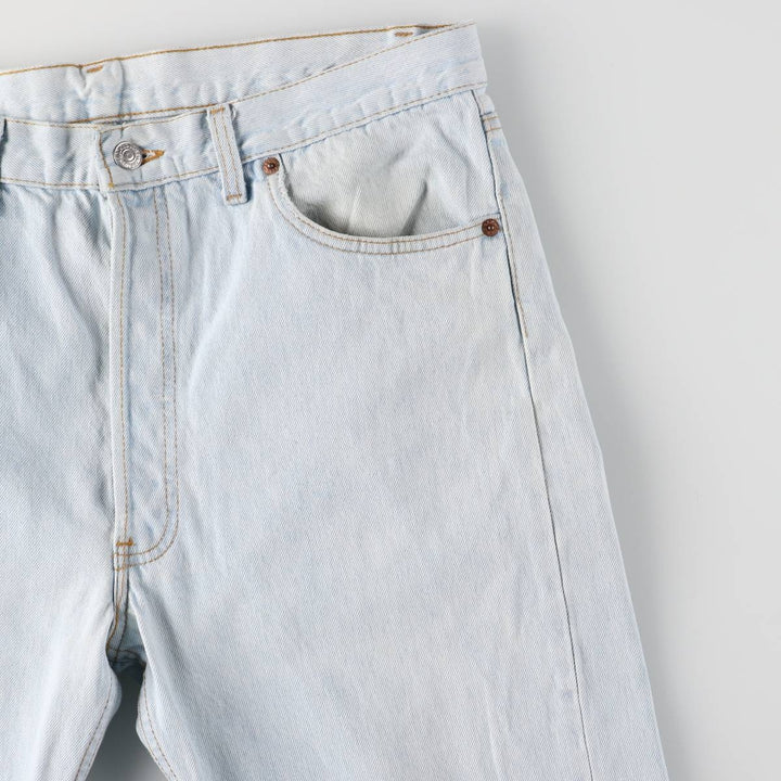 90'S Levi's 00501-0134 Straight denim pants made in USA, men's w35 equivalent, vintage cotton blue type Vintage Second Hand