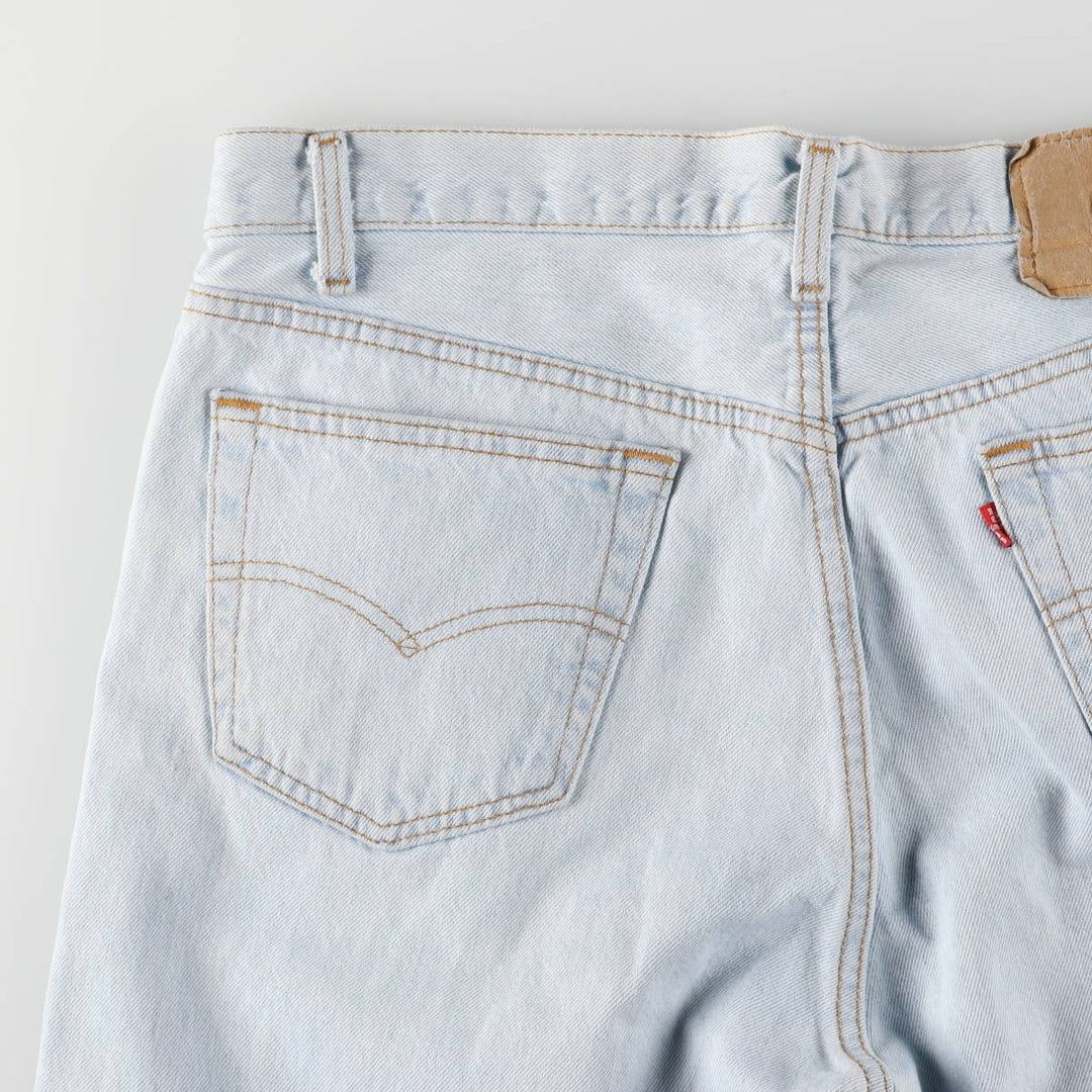90'S Levi's 00501-0134 Straight denim pants made in USA, men's w35 equivalent, vintage cotton blue type Vintage Second Hand