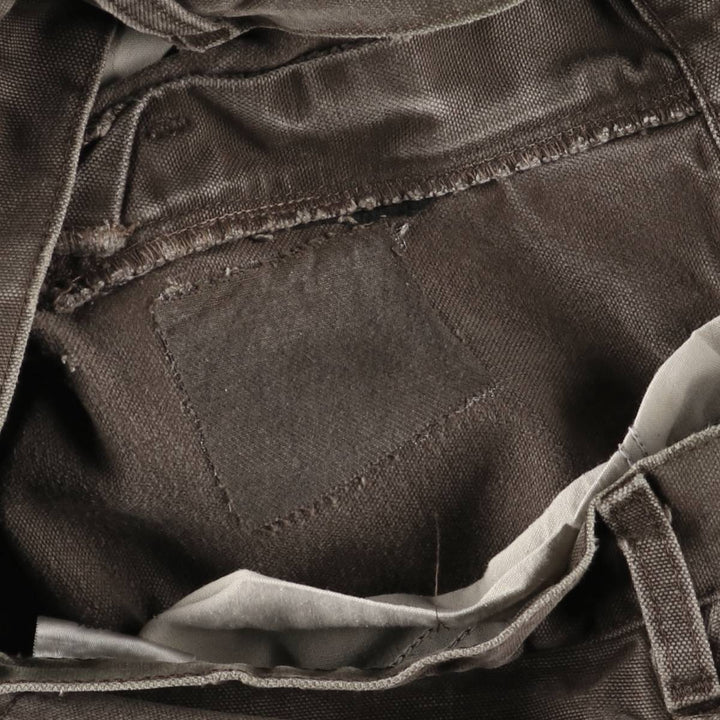 00'S Carhartt Dungaree Fit Double Knee Duck Painter Pants Men's W30 equivalent cotton brown type Vintage Second Hand