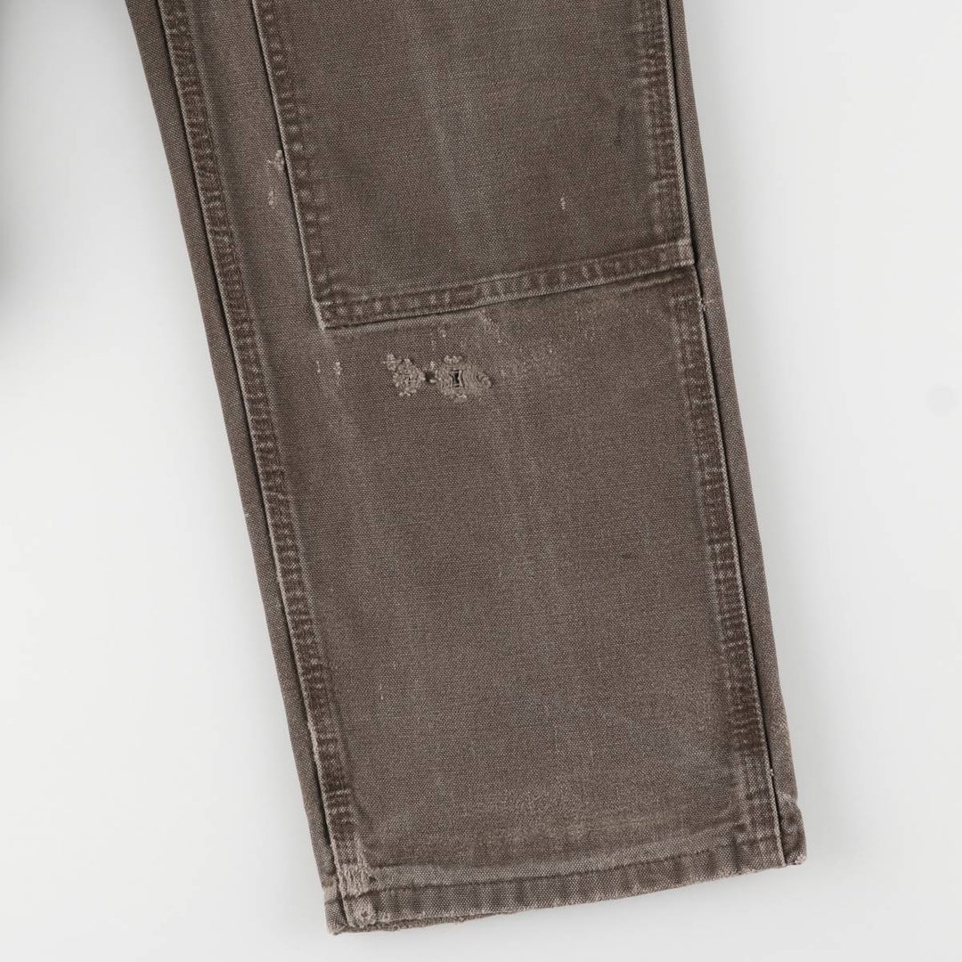00'S Carhartt Dungaree Fit Double Knee Duck Painter Pants Men's W30 equivalent cotton brown type Vintage Second Hand