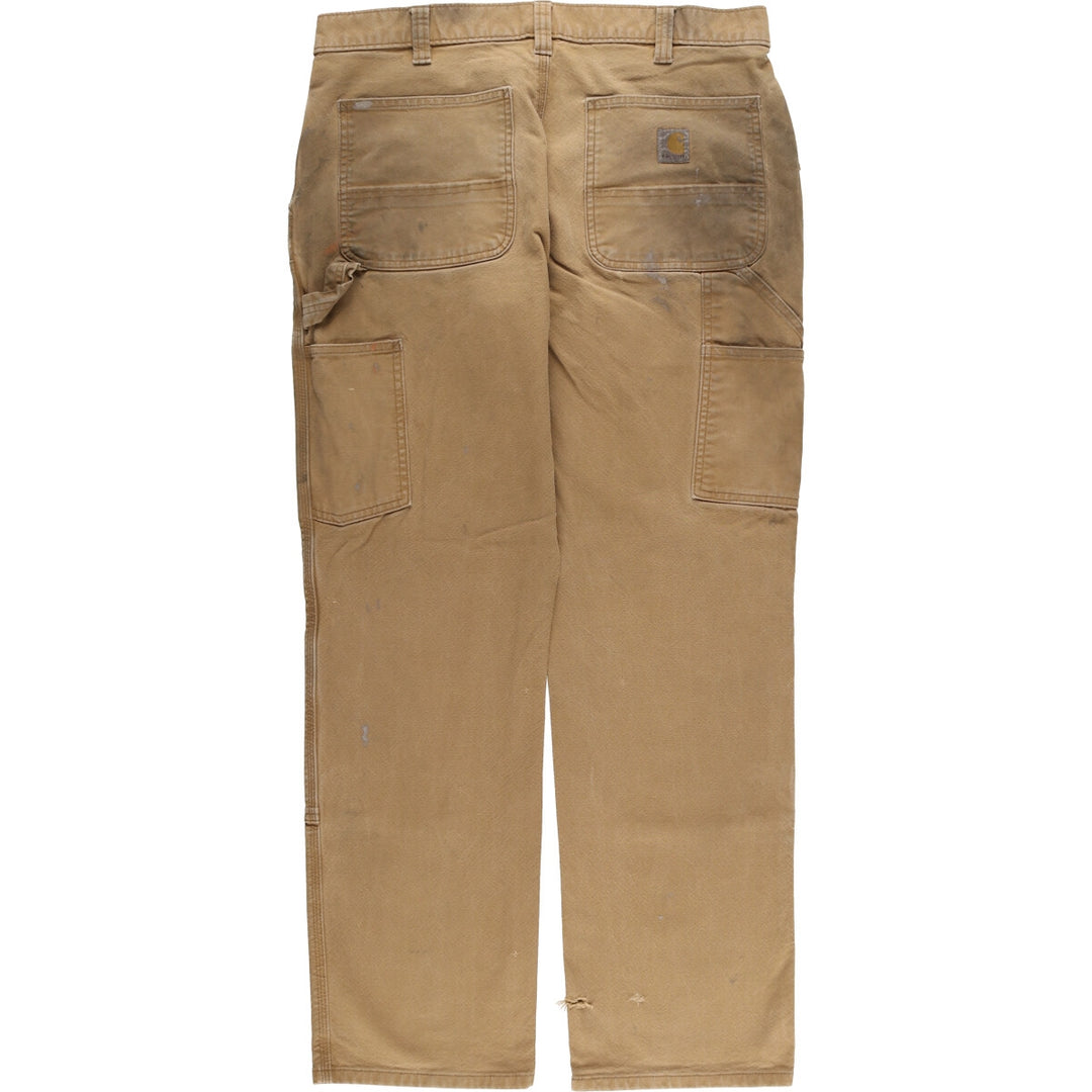 Carhartt Relaxed Fit Double Knee Duck Painter Pants for Men, W34 cotton brown type Vintage Second Hand