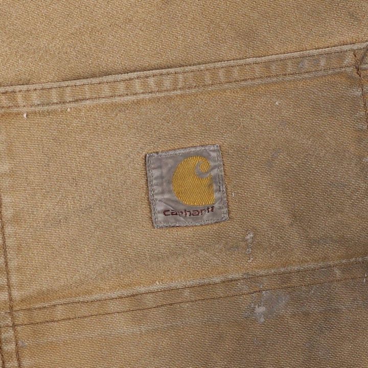 Carhartt Relaxed Fit Double Knee Duck Painter Pants for Men, W34 cotton brown type Vintage Second Hand