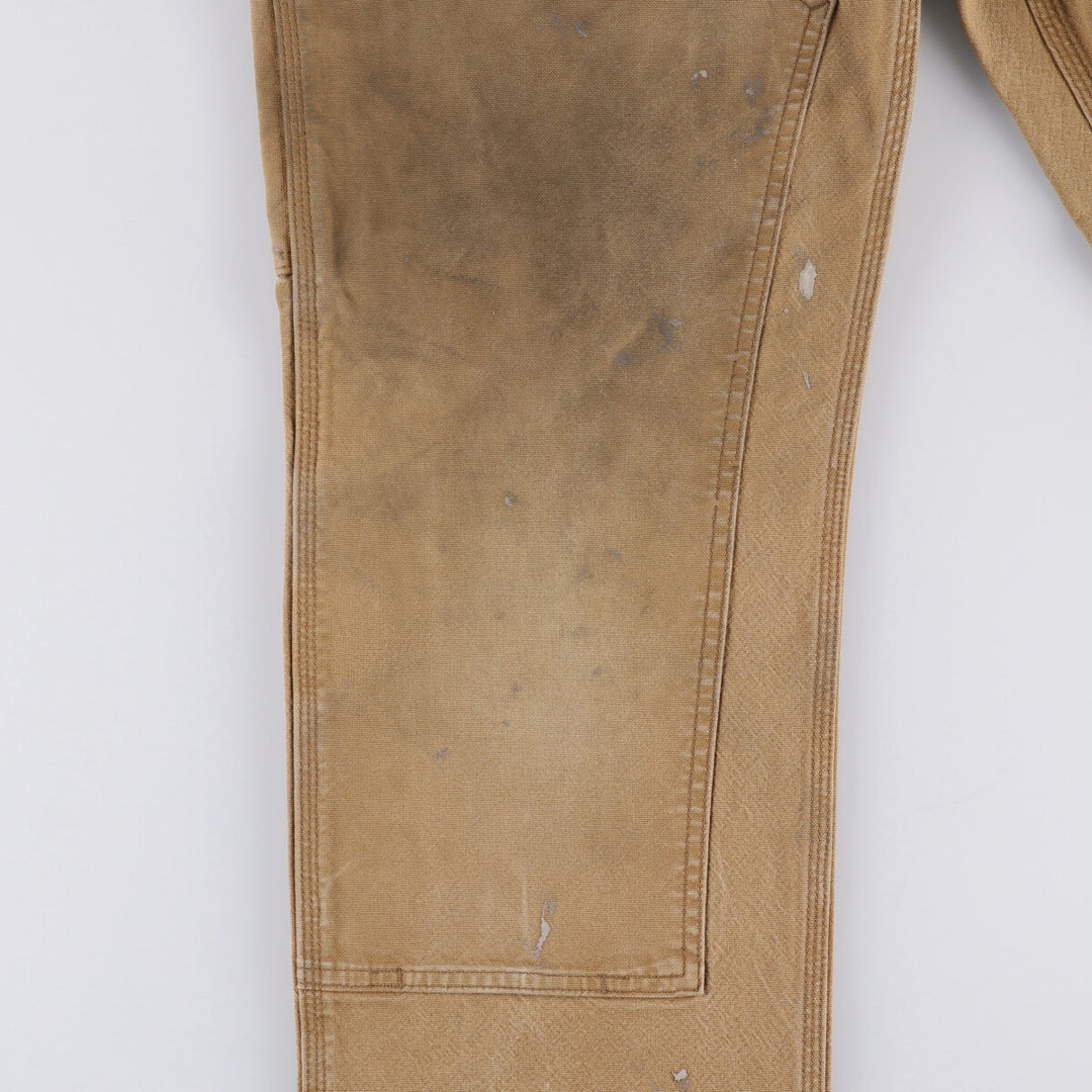 Carhartt Relaxed Fit Double Knee Duck Painter Pants for Men, W34 cotton brown type Vintage Second Hand
