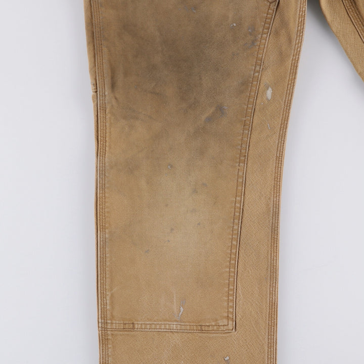 Carhartt Relaxed Fit Double Knee Duck Painter Pants for Men, W34 cotton brown type Vintage Second Hand