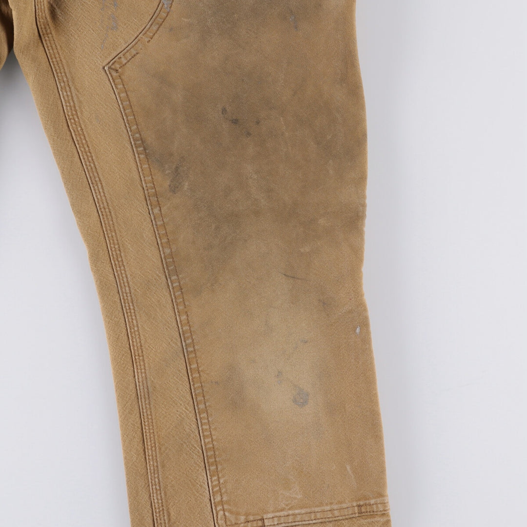 Carhartt Relaxed Fit Double Knee Duck Painter Pants for Men, W34 cotton brown type Vintage Second Hand