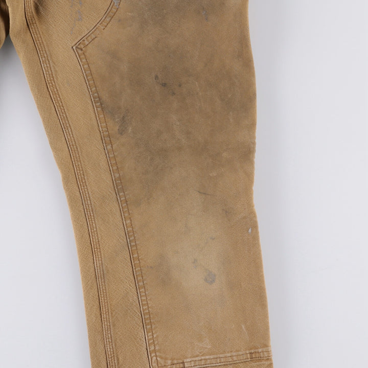 Carhartt Relaxed Fit Double Knee Duck Painter Pants for Men, W34 cotton brown type Vintage Second Hand