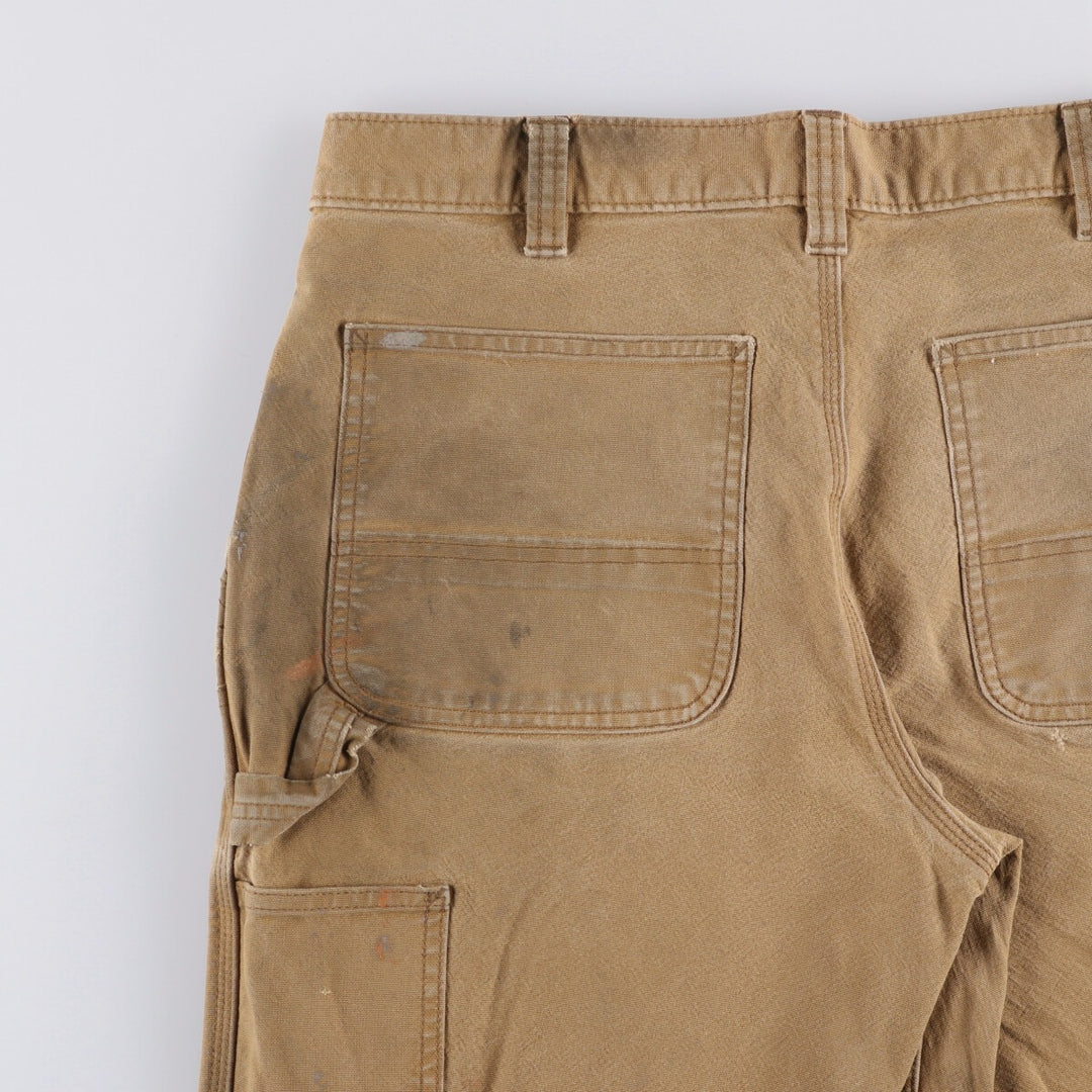 Carhartt Relaxed Fit Double Knee Duck Painter Pants for Men, W34 cotton brown type Vintage Second Hand