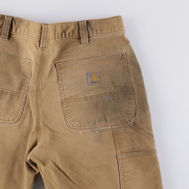 Carhartt Relaxed Fit Double Knee Duck Painter Pants for Men, W34 cotton brown type Vintage Second Hand