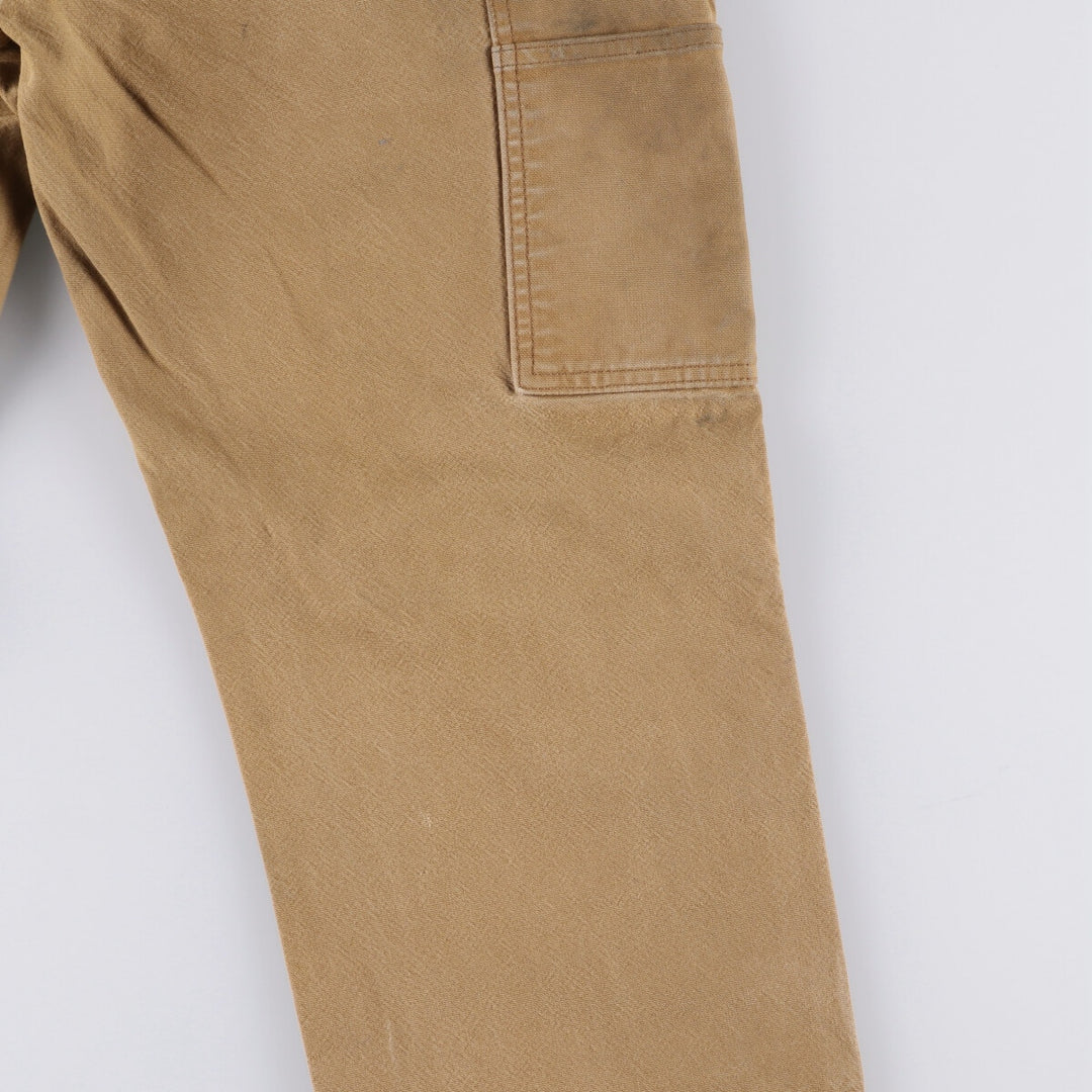Carhartt Relaxed Fit Double Knee Duck Painter Pants for Men, W34 cotton brown type Vintage Second Hand