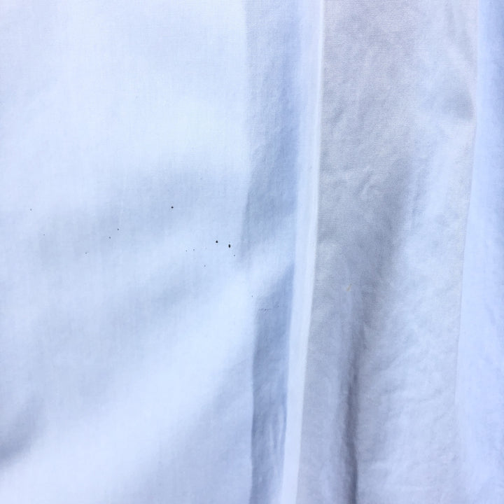 ~70'S Brooks Brothers MAKERS 6-button short-sleeve cotton shirt, men's XL size, vintage cotton Blue type light blue Vintage Second Hand