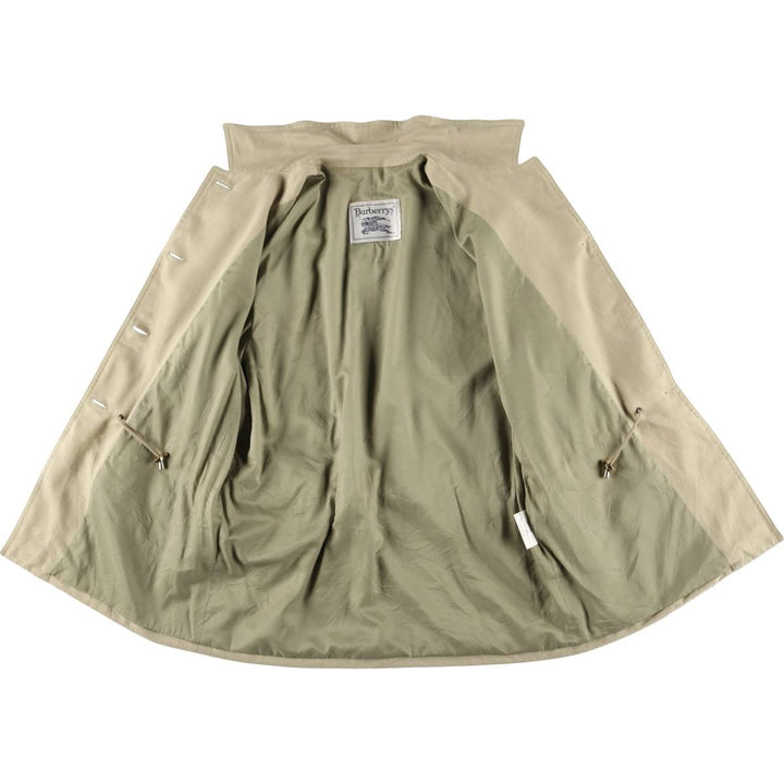 Burberry's half coat for women, size L polyester Beige type Vintage Second Hand