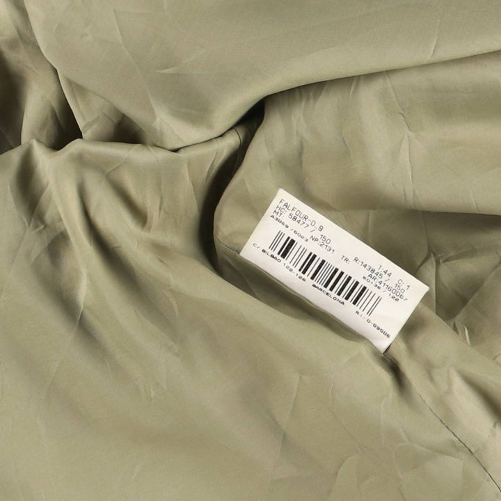 Burberry's half coat for women, size L polyester Beige type Vintage Second Hand