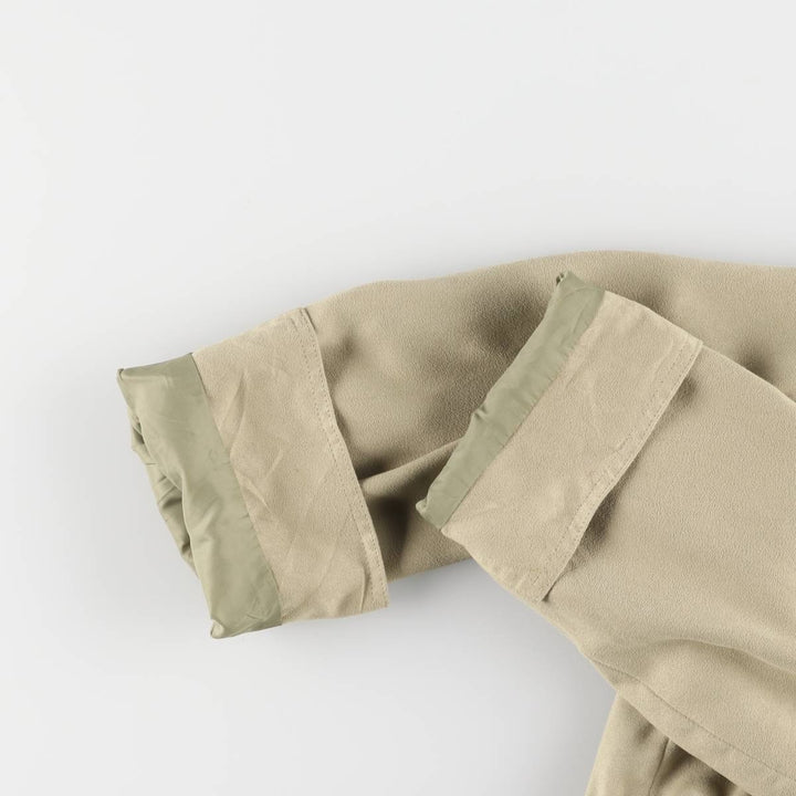 Burberry's half coat for women, size L polyester Beige type Vintage Second Hand