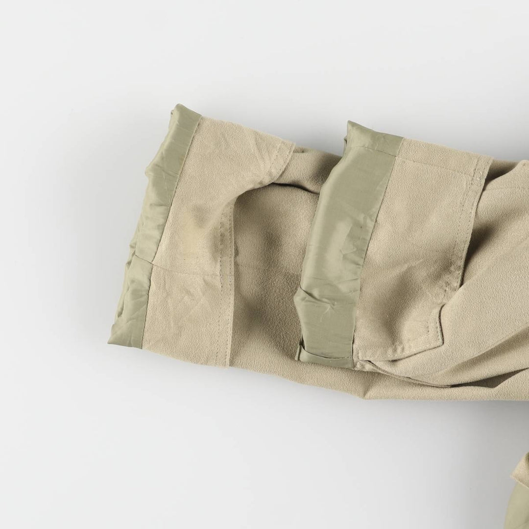 Burberry's half coat for women, size L polyester Beige type Vintage Second Hand