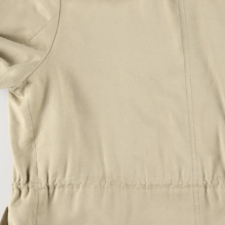 Burberry's half coat for women, size L polyester Beige type Vintage Second Hand