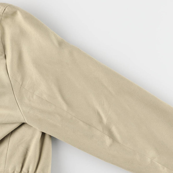 Burberry's half coat for women, size L polyester Beige type Vintage Second Hand