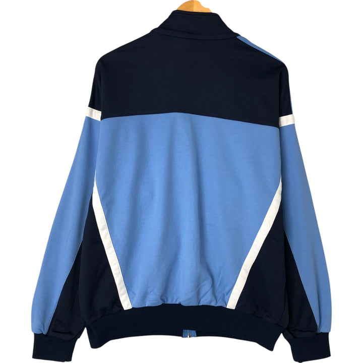 80'S Adidas adidas jersey hoodie track jacket men's XXL equivalent vintage cotton navy blue type Vintage Second Hand