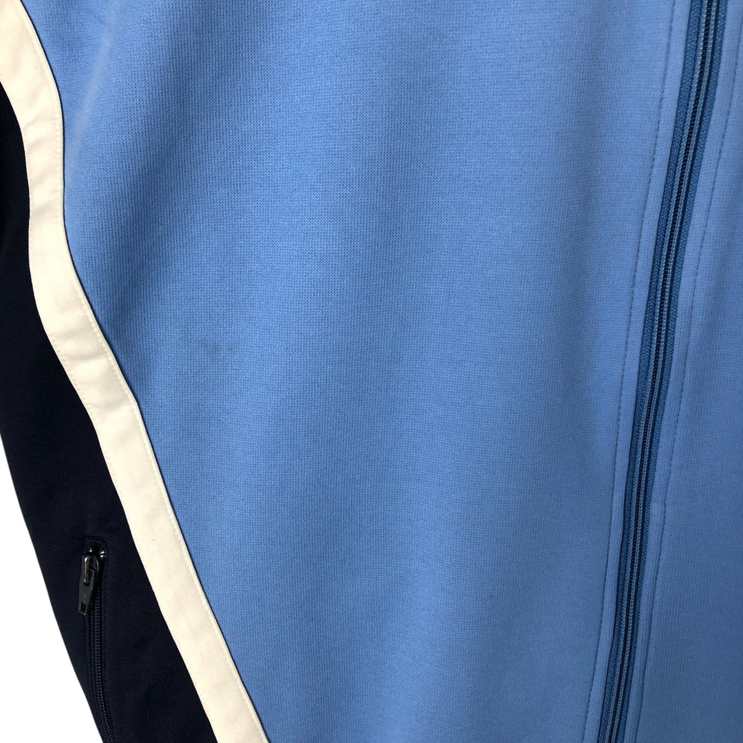 80'S Adidas adidas jersey hoodie track jacket men's XXL equivalent vintage cotton navy blue type Vintage Second Hand