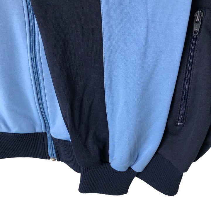 80'S Adidas adidas jersey hoodie track jacket men's XXL equivalent vintage cotton navy blue type Vintage Second Hand