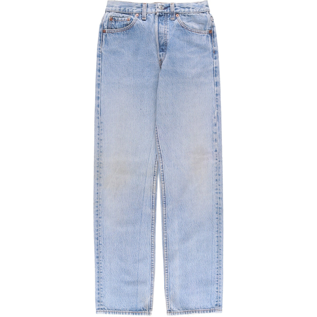 90'S Levi's 501-0115 Straight Denim Pants Made in USA Women's M (w27) Vintage cotton blue type Vintage Second Hand