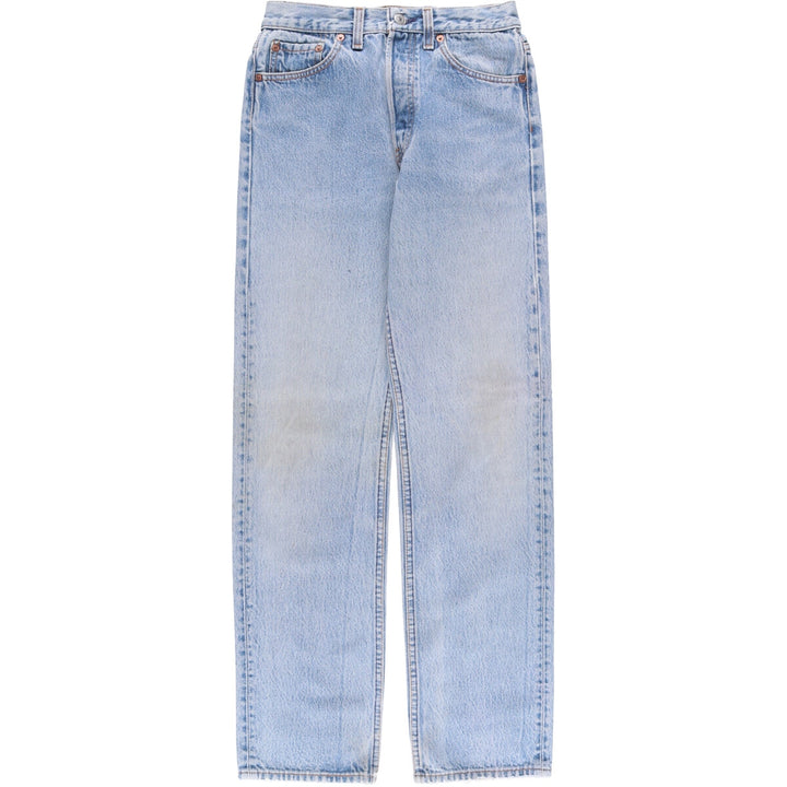 90'S Levi's 501-0115 Straight Denim Pants Made in USA Women's M (w27) Vintage cotton blue type Vintage Second Hand