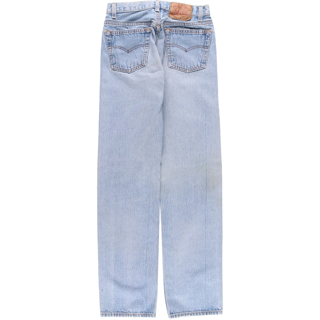 90'S Levi's 501-0115 Straight Denim Pants Made in USA Women's M (w27) Vintage cotton blue type Vintage Second Hand
