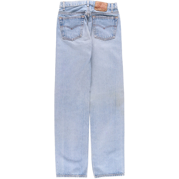 90'S Levi's 501-0115 Straight Denim Pants Made in USA Women's M (w27) Vintage cotton blue type Vintage Second Hand