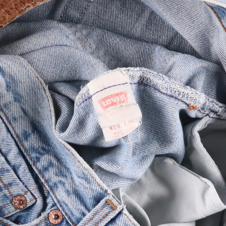 90'S Levi's 501-0115 Straight Denim Pants Made in USA Women's M (w27) Vintage cotton blue type Vintage Second Hand