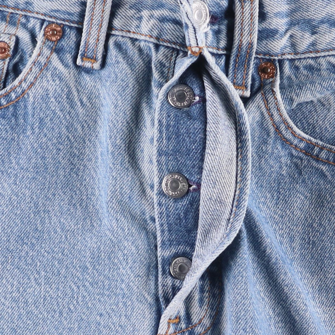 90'S Levi's 501-0115 Straight Denim Pants Made in USA Women's M (w27) Vintage cotton blue type Vintage Second Hand