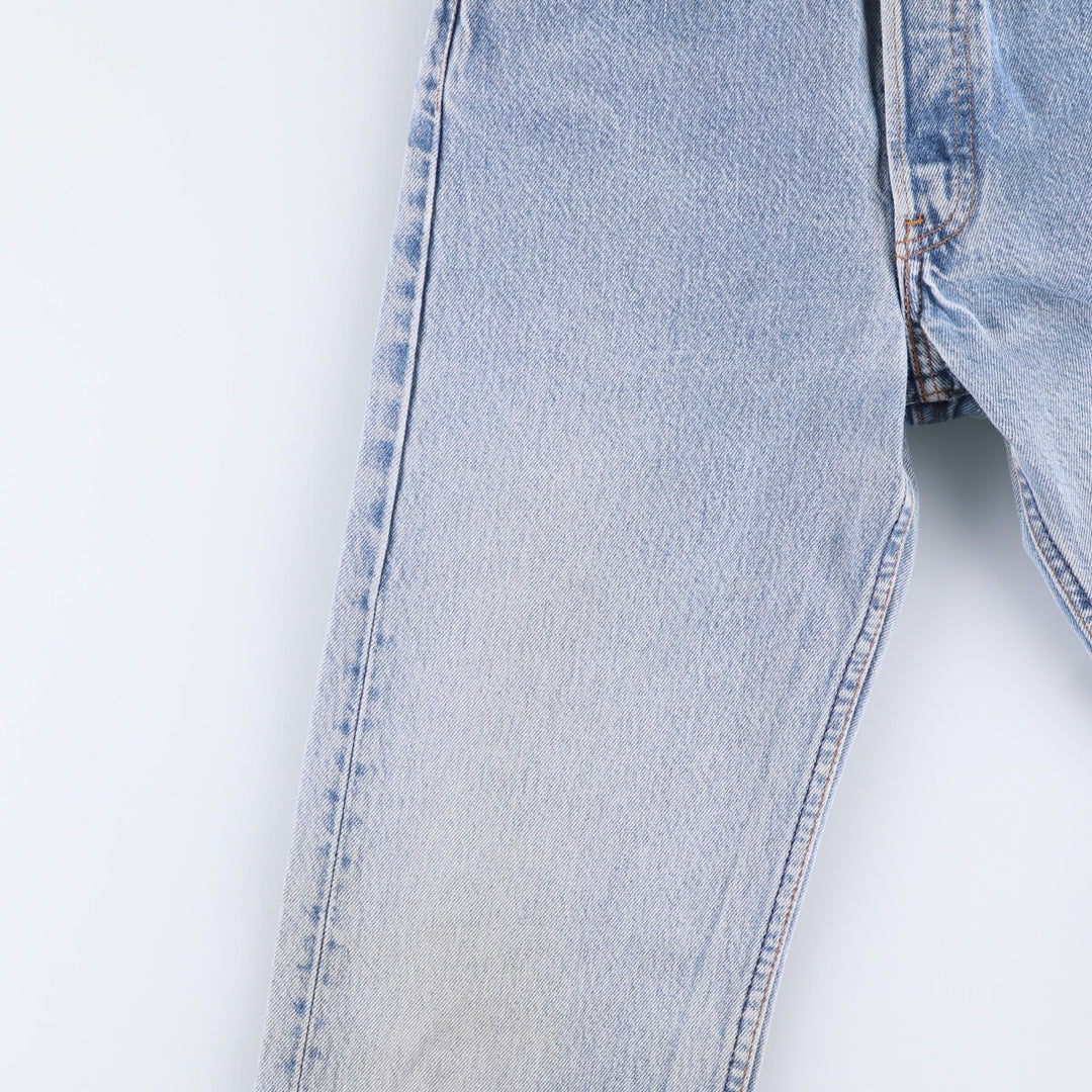 90'S Levi's 501-0115 Straight Denim Pants Made in USA Women's M (w27) Vintage cotton blue type Vintage Second Hand