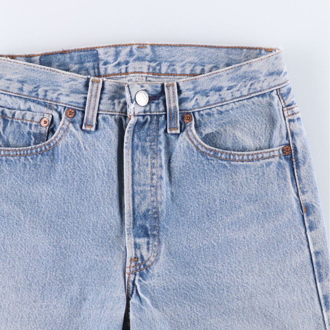 90'S Levi's 501-0115 Straight Denim Pants Made in USA Women's M (w27) Vintage cotton blue type Vintage Second Hand