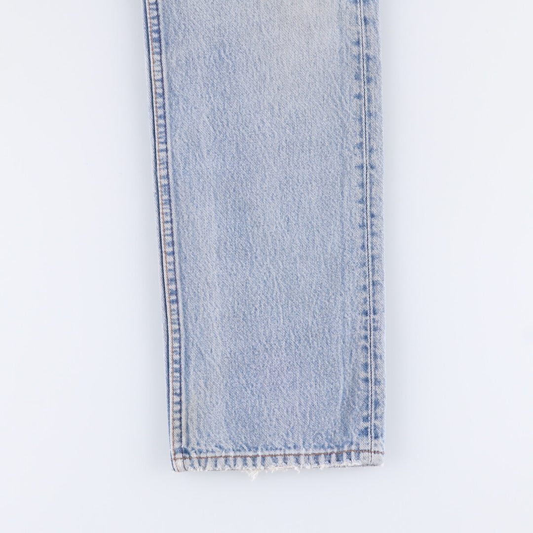 90'S Levi's 501-0115 Straight Denim Pants Made in USA Women's M (w27) Vintage cotton blue type Vintage Second Hand