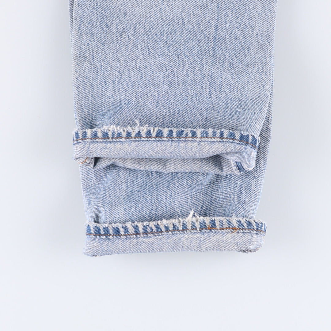 90'S Levi's 501-0115 Straight Denim Pants Made in USA Women's M (w27) Vintage cotton blue type Vintage Second Hand