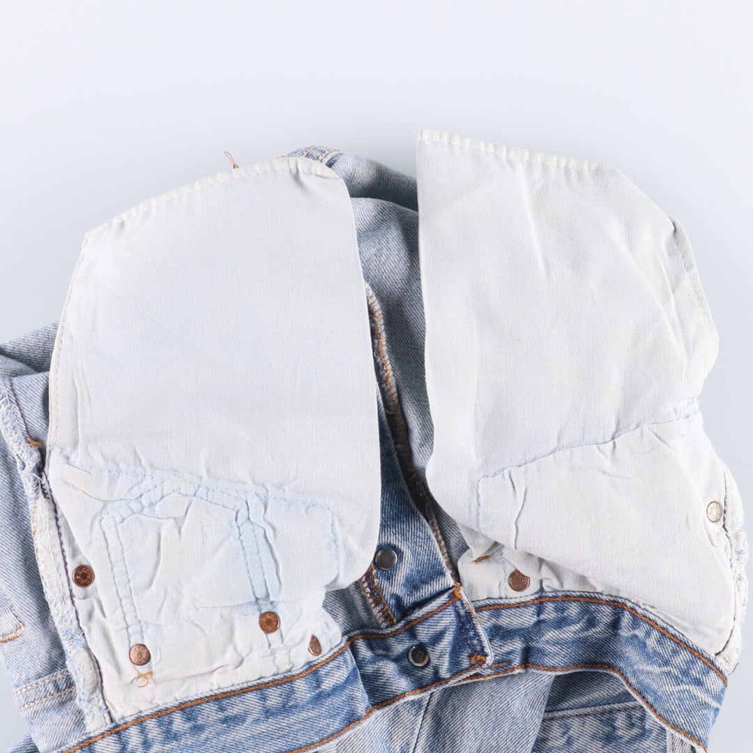 90'S Levi's 501-0115 Straight Denim Pants Made in USA Women's M (w27) Vintage cotton blue type Vintage Second Hand