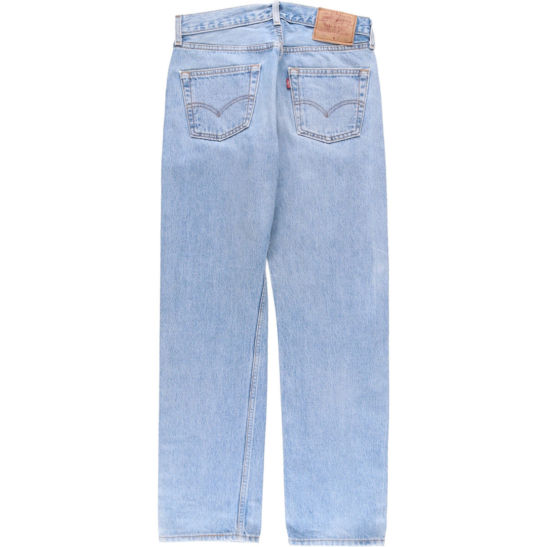 90'S Levi's 501-0193 Straight Denim Pants Made in USA Men's W29 Vintage cotton Blue type light blue Vintage Second Hand
