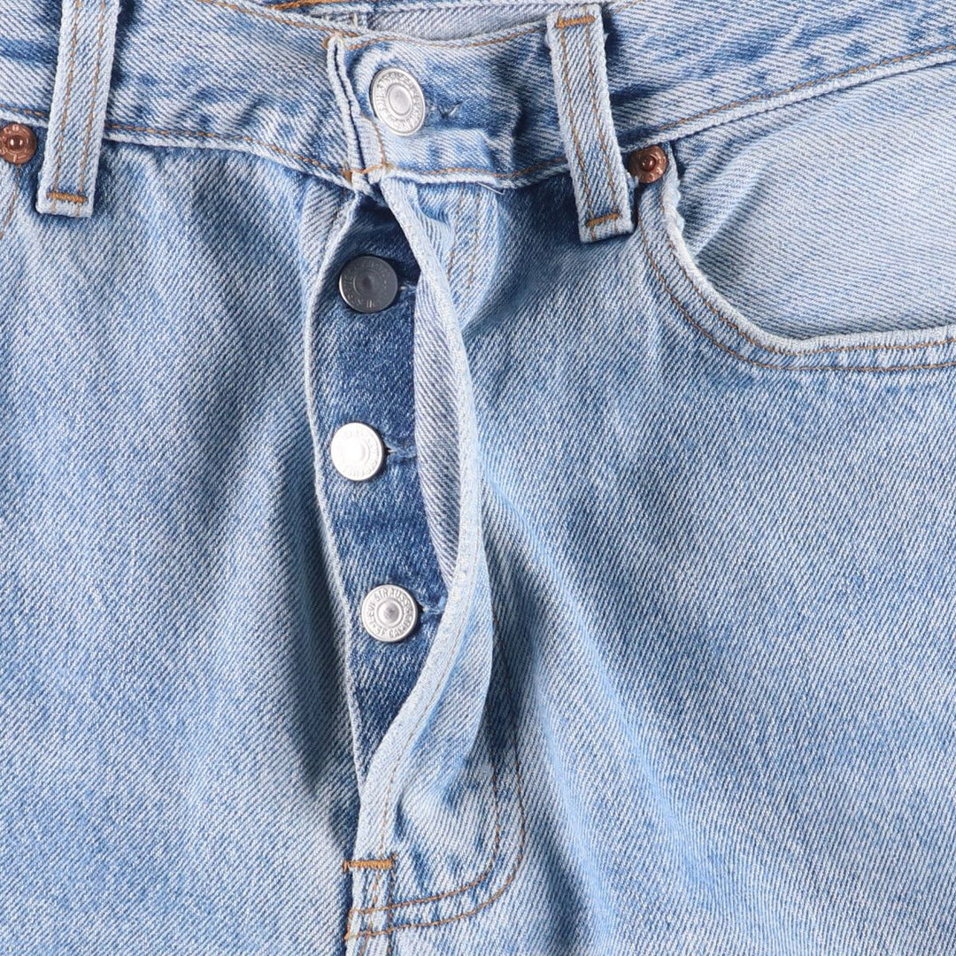 90'S Levi's 501-0193 Straight Denim Pants Made in USA Men's W29 Vintage cotton Blue type light blue Vintage Second Hand