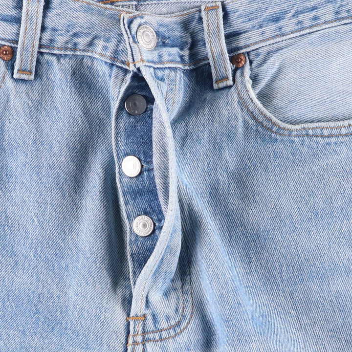 90'S Levi's 501-0193 Straight Denim Pants Made in USA Men's W29 Vintage cotton Blue type light blue Vintage Second Hand