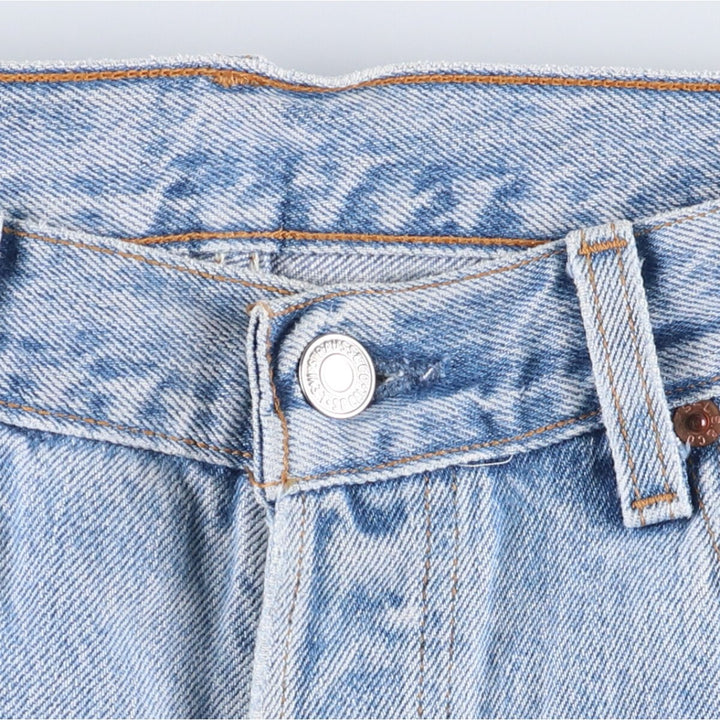 90'S Levi's 501-0193 Straight Denim Pants Made in USA Men's W29 Vintage cotton Blue type light blue Vintage Second Hand