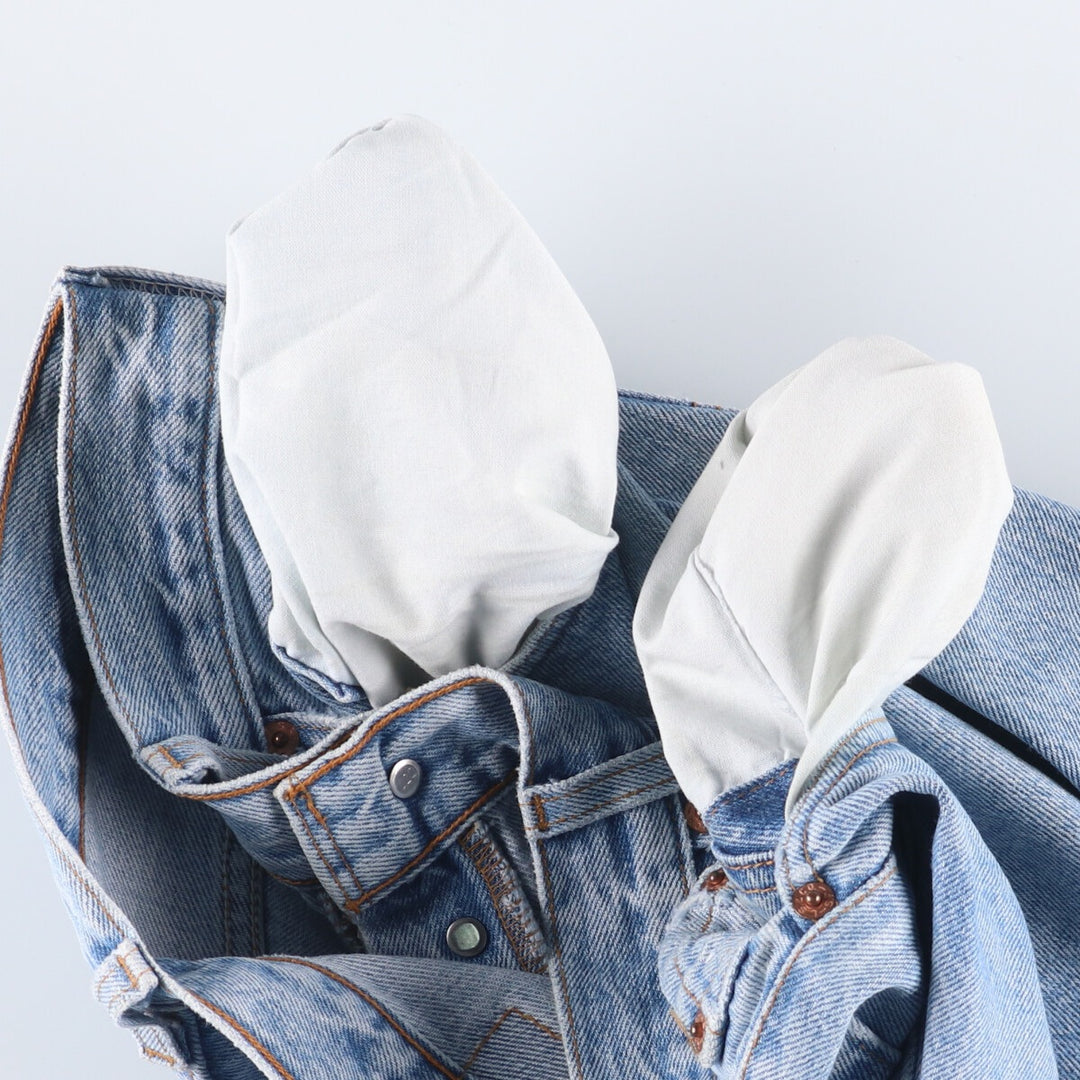 90'S Levi's 501-0193 Straight Denim Pants Made in USA Men's W29 Vintage cotton Blue type light blue Vintage Second Hand