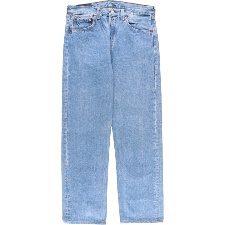 90'S Levi's 501-0193 Straight Denim Pants Made in USA Men's W32 Vintage cotton Blue type light blue Vintage Second Hand