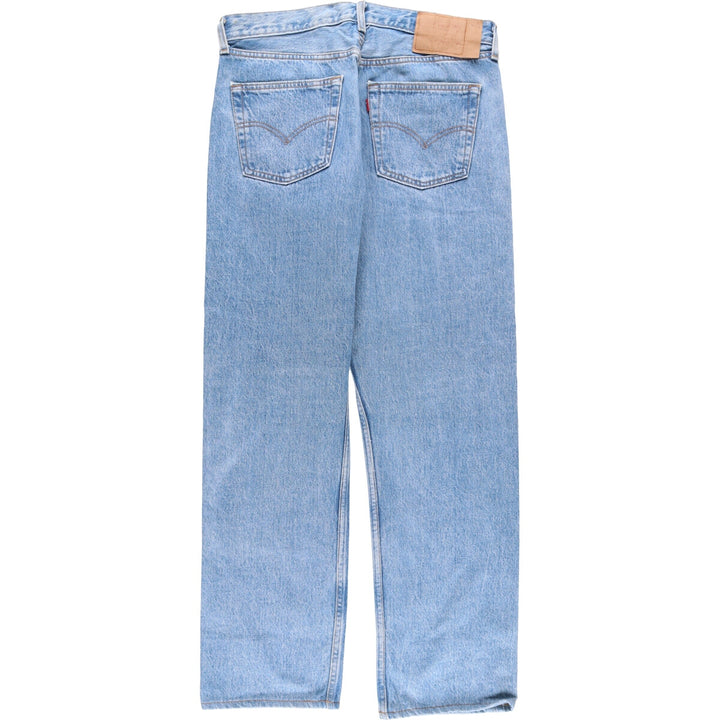 90'S Levi's 501-0193 Straight Denim Pants Made in USA Men's W32 Vintage cotton Blue type light blue Vintage Second Hand