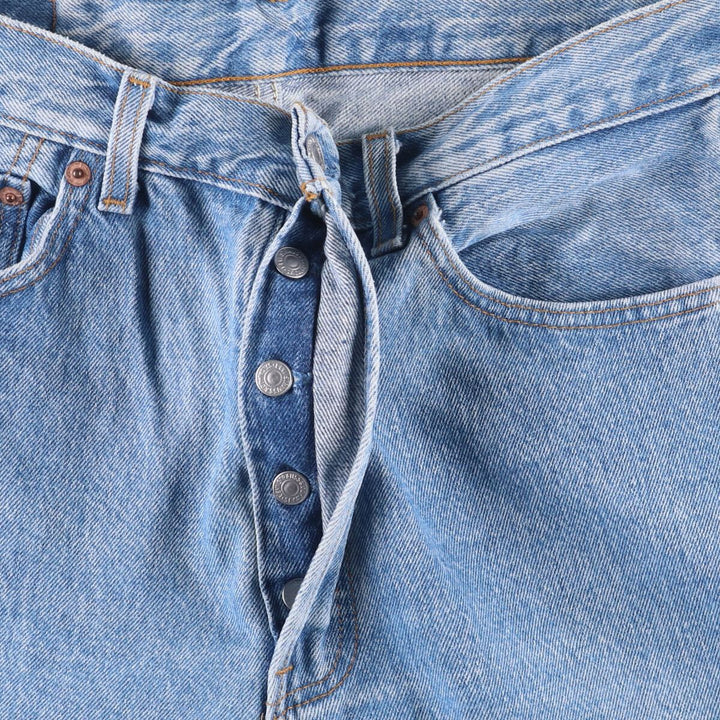 90'S Levi's 501-0193 Straight Denim Pants Made in USA Men's W32 Vintage cotton Blue type light blue Vintage Second Hand