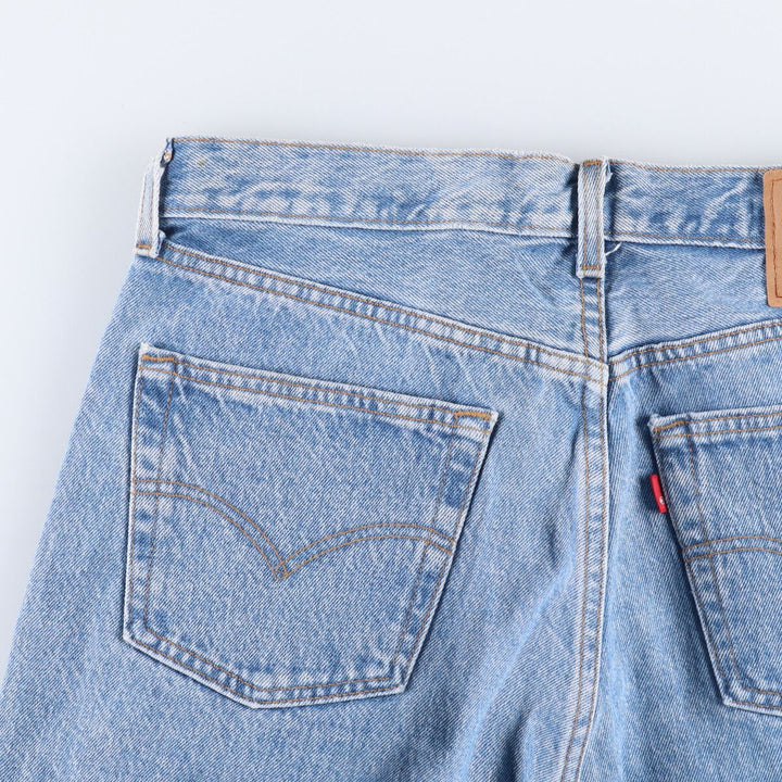 90'S Levi's 501-0193 Straight Denim Pants Made in USA Men's W32 Vintage cotton Blue type light blue Vintage Second Hand
