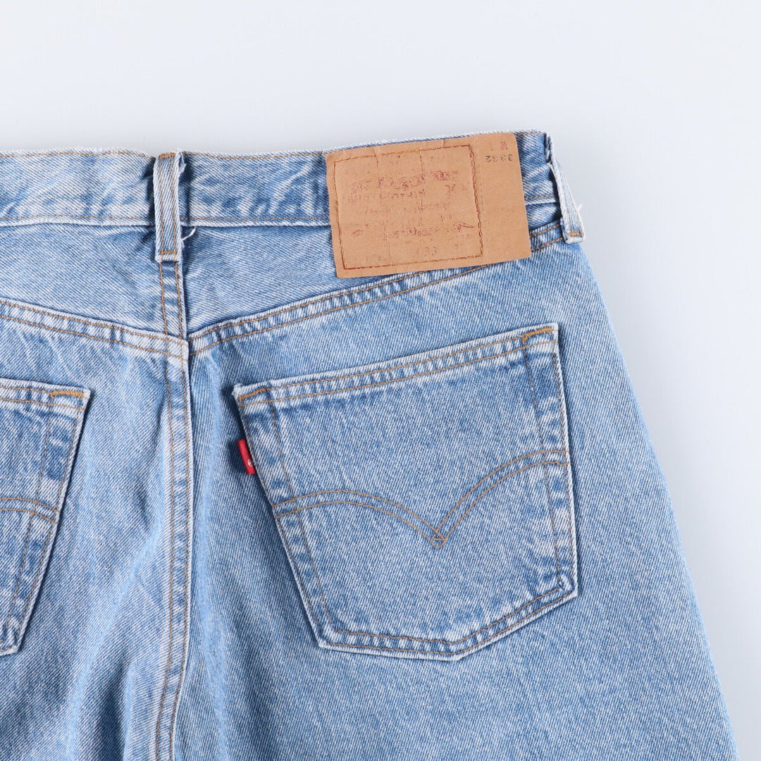90'S Levi's 501-0193 Straight Denim Pants Made in USA Men's W32 Vintage cotton Blue type light blue Vintage Second Hand