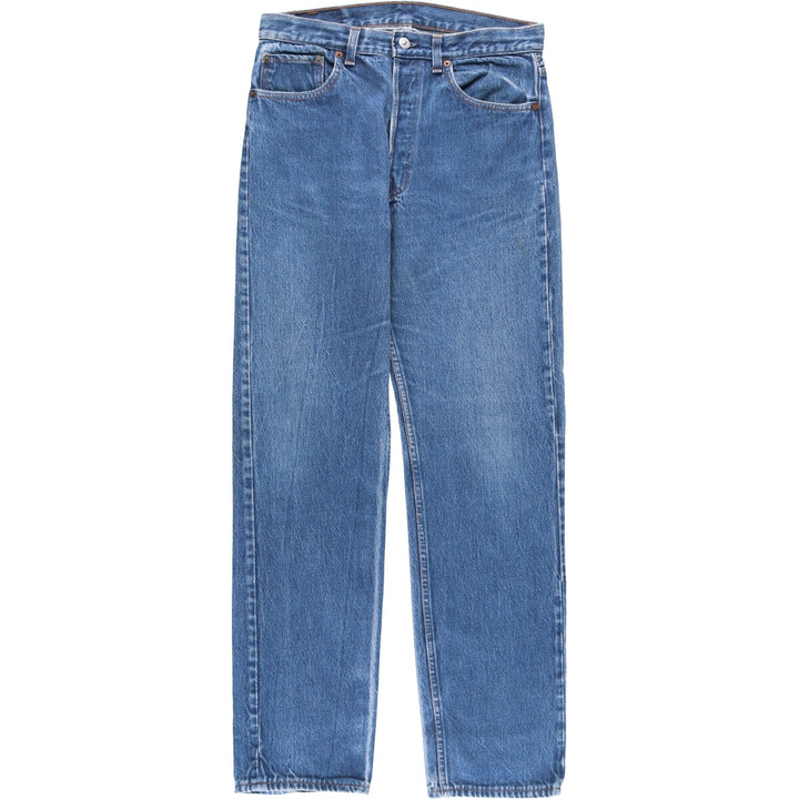 90'S Levi's 501-0115 Straight Denim Pants Made in USA Men's W32 Vintage cotton blue type Vintage Second Hand