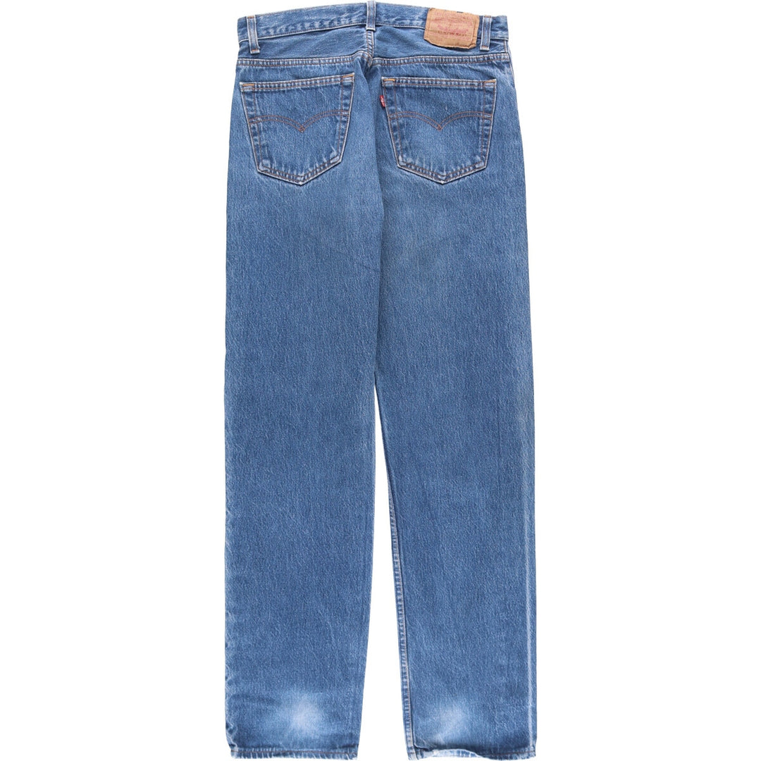 90'S Levi's 501-0115 Straight Denim Pants Made in USA Men's W32 Vintage cotton blue type Vintage Second Hand
