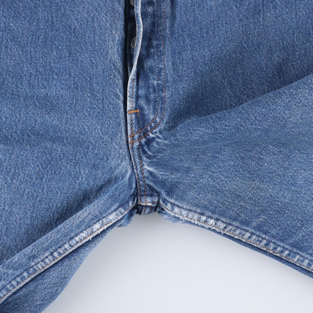 90'S Levi's 501-0115 Straight Denim Pants Made in USA Men's W32 Vintage cotton blue type Vintage Second Hand