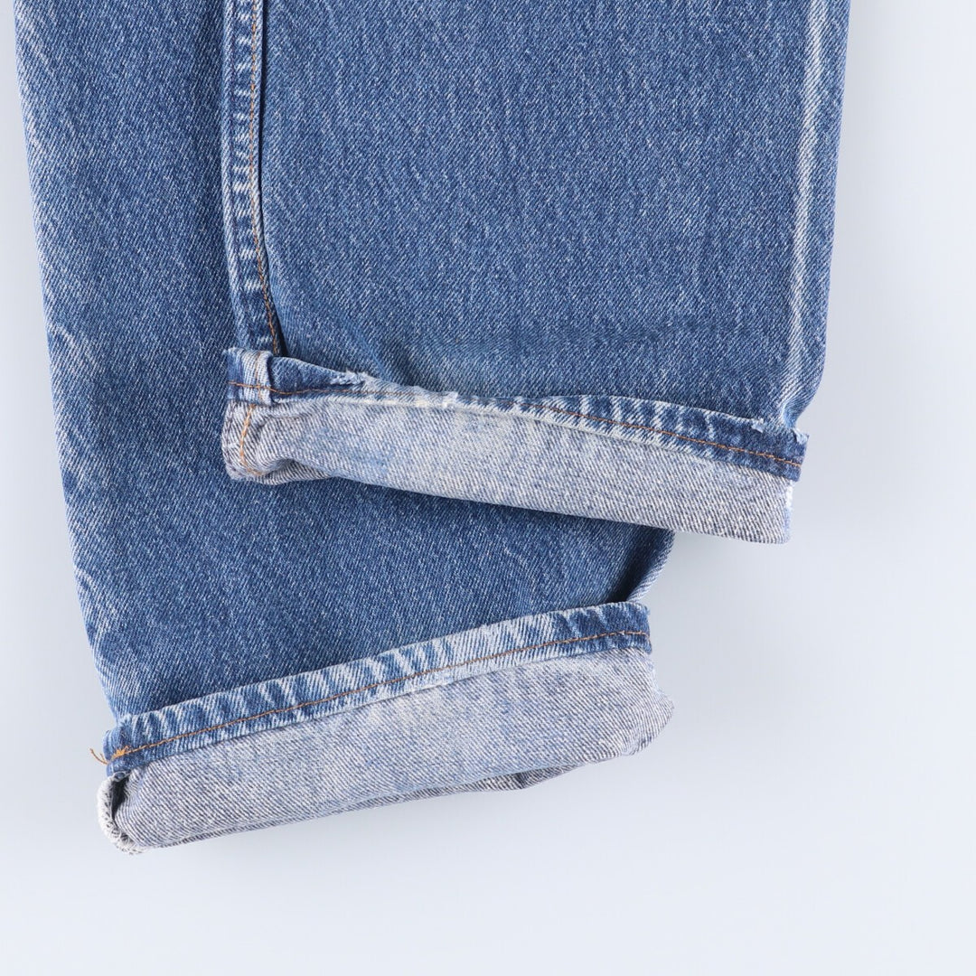 90'S Levi's 501-0115 Straight Denim Pants Made in USA Men's W32 Vintage cotton blue type Vintage Second Hand