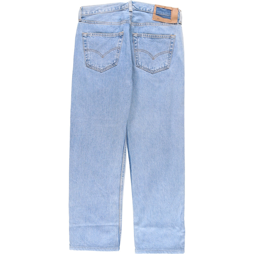 90'S Levi's 501-0134 Straight Denim Pants Made in USA Men's W32 Vintage cotton Blue type light blue Vintage Second Hand